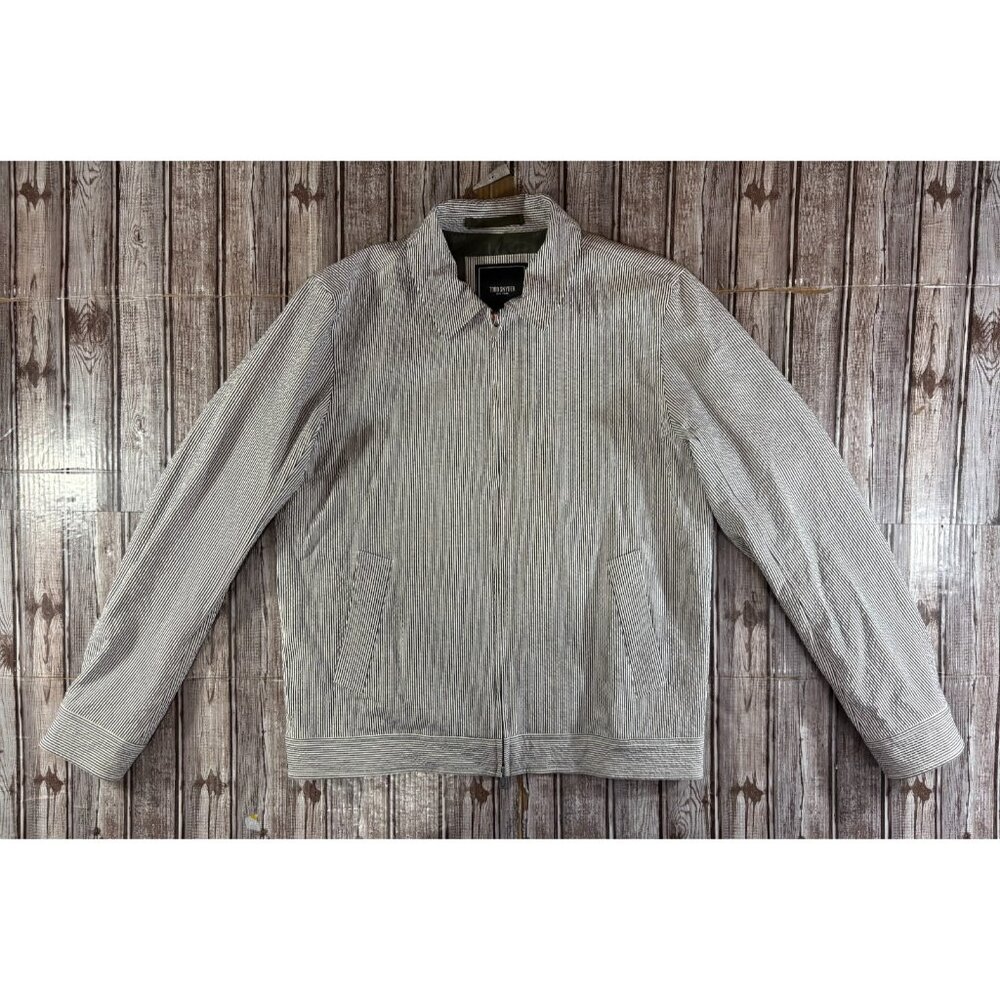 Todd Snyder New York Newsboy Jacket size M color Navy Seersucker NWOT made USA